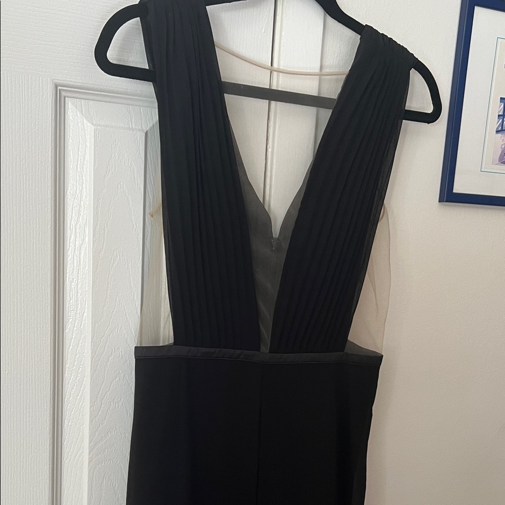 bebe Elegant Black Backless Dress